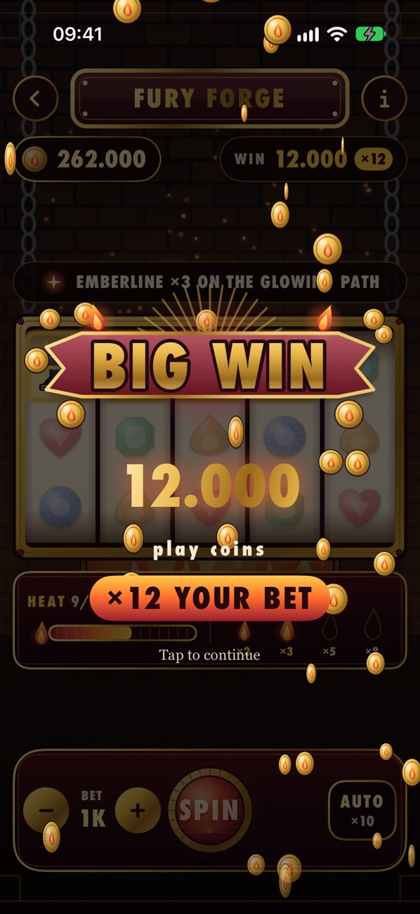 Fury Forge Big Win 12,000, x12 the bet
